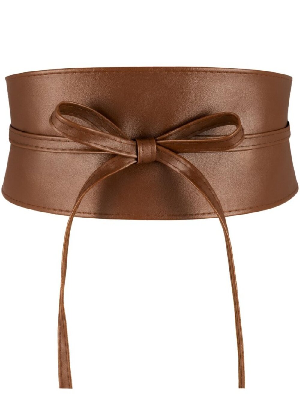 Wide Obi Belts for Women Thick Waist Wrap Faux Leather Corset Belt